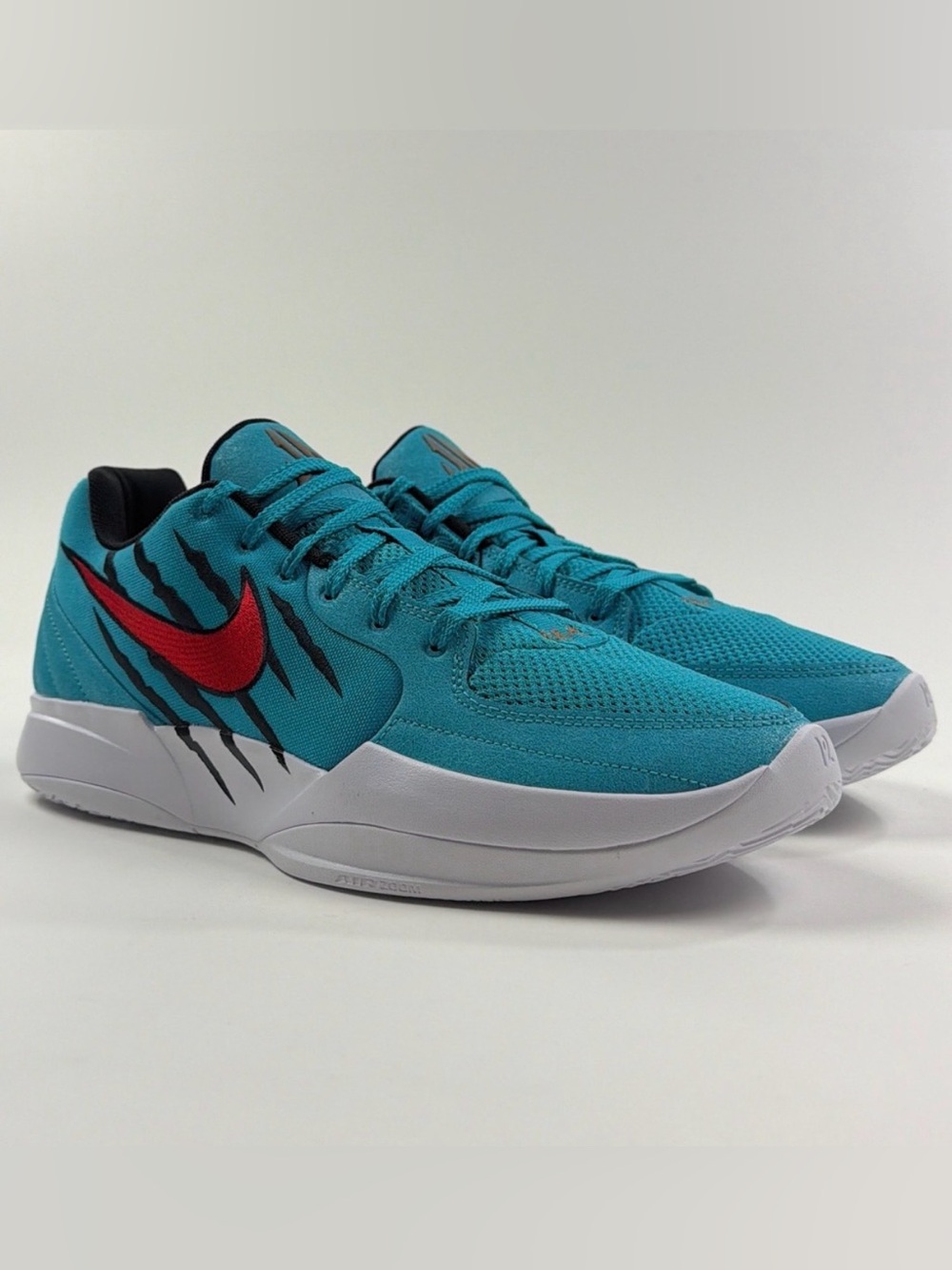 Nike Ja Morant 2 Scratch Mens Size 11 Teal Blue Shoes Basketball HQ1759-400